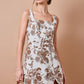 Premium Floral Jacquard Dress