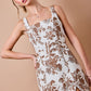 Premium Floral Jacquard Dress