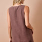 Lacey Suede Dress- Brown