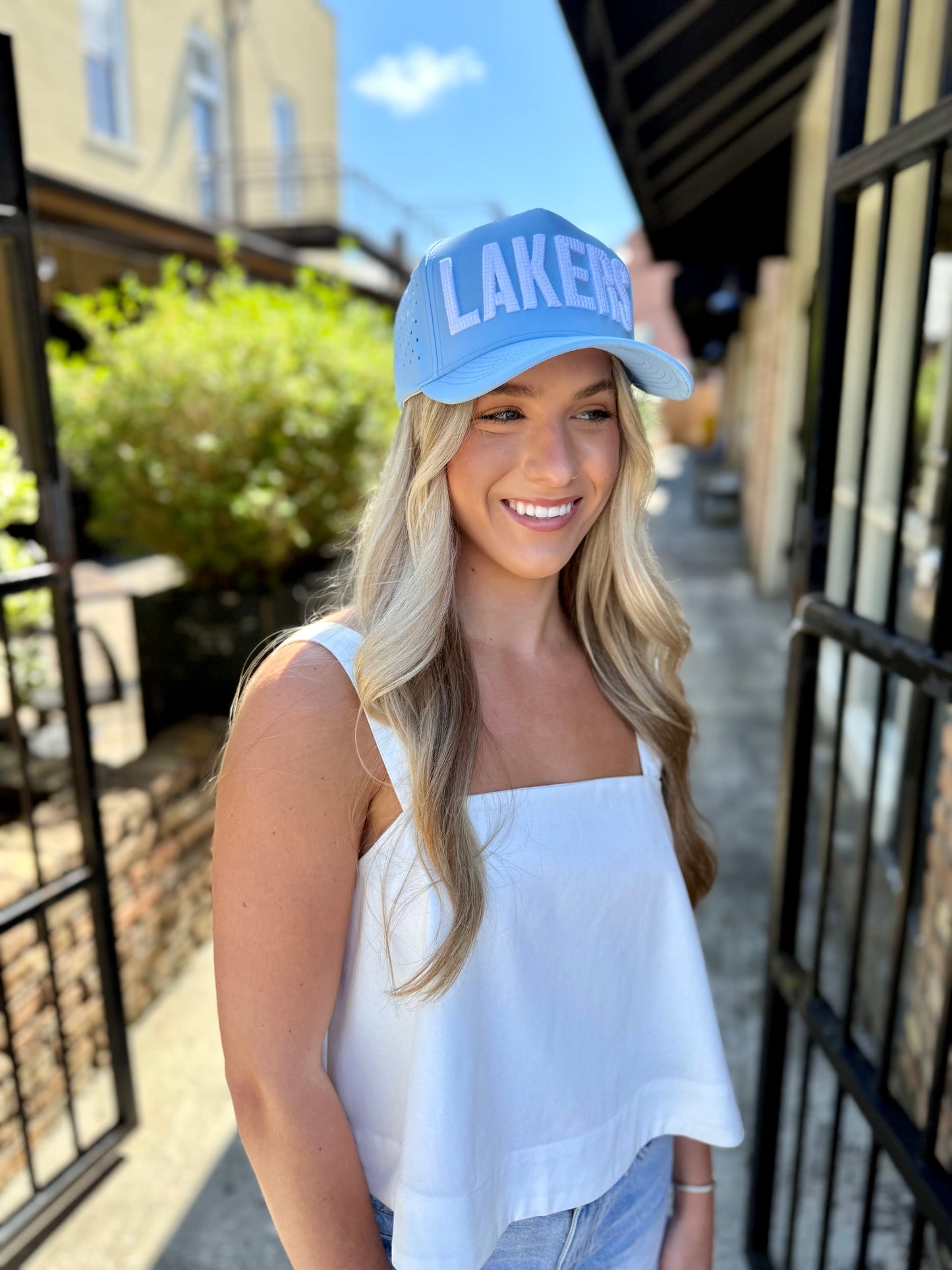 Lakers 3D Golf Hat- Baby Blue
