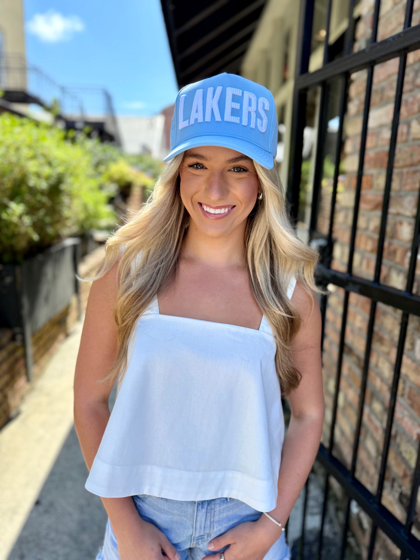 Lakers 3D Golf Hat- Baby Blue