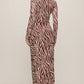 Z Supply Sevilla Zebra Mesh Midi Dress