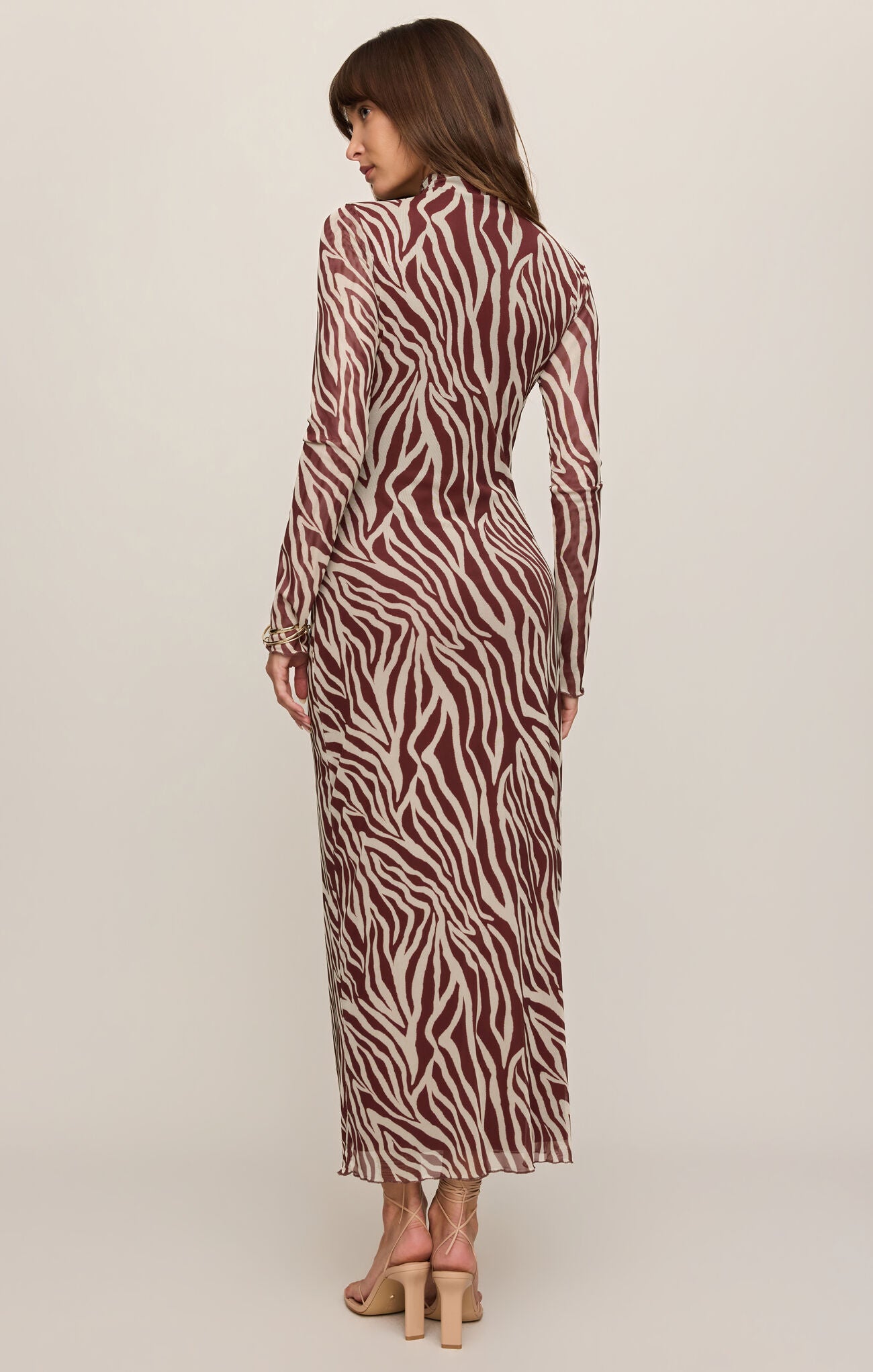 Z Supply Sevilla Zebra Mesh Midi Dress