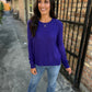 Natalie Thin Sweater- Purple