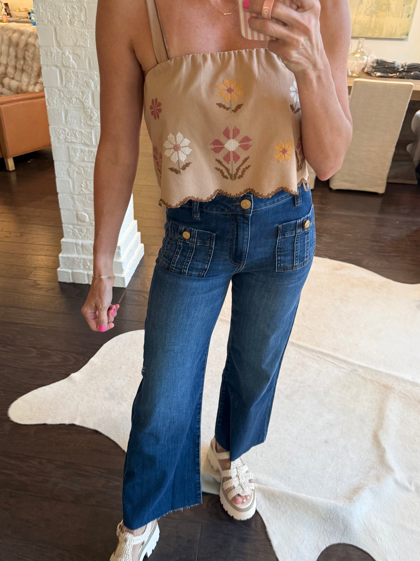 Meg (Resolution) HR Patch Pocket Denim