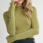 Ronan Crewneck Top- Avocado