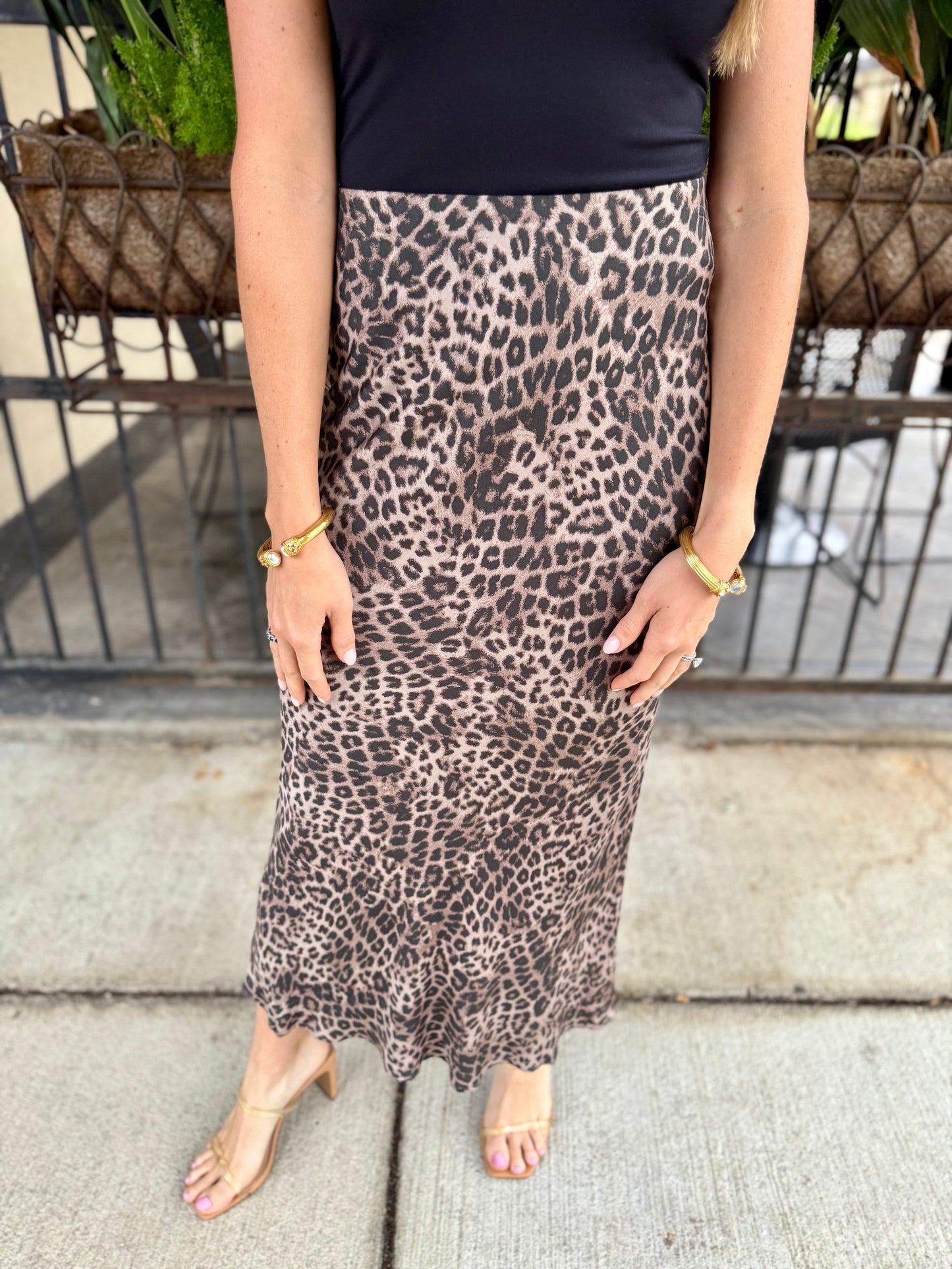 Z Supply Izabel Leopard Skirt