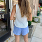 Vayla Crochet Tank- White