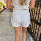 Z Supply Waffle Short- Feather Grey