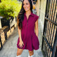 Dyanne Dress- Wine