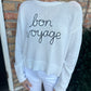 Z Supply Sienna Bon Voyage Sweater- White