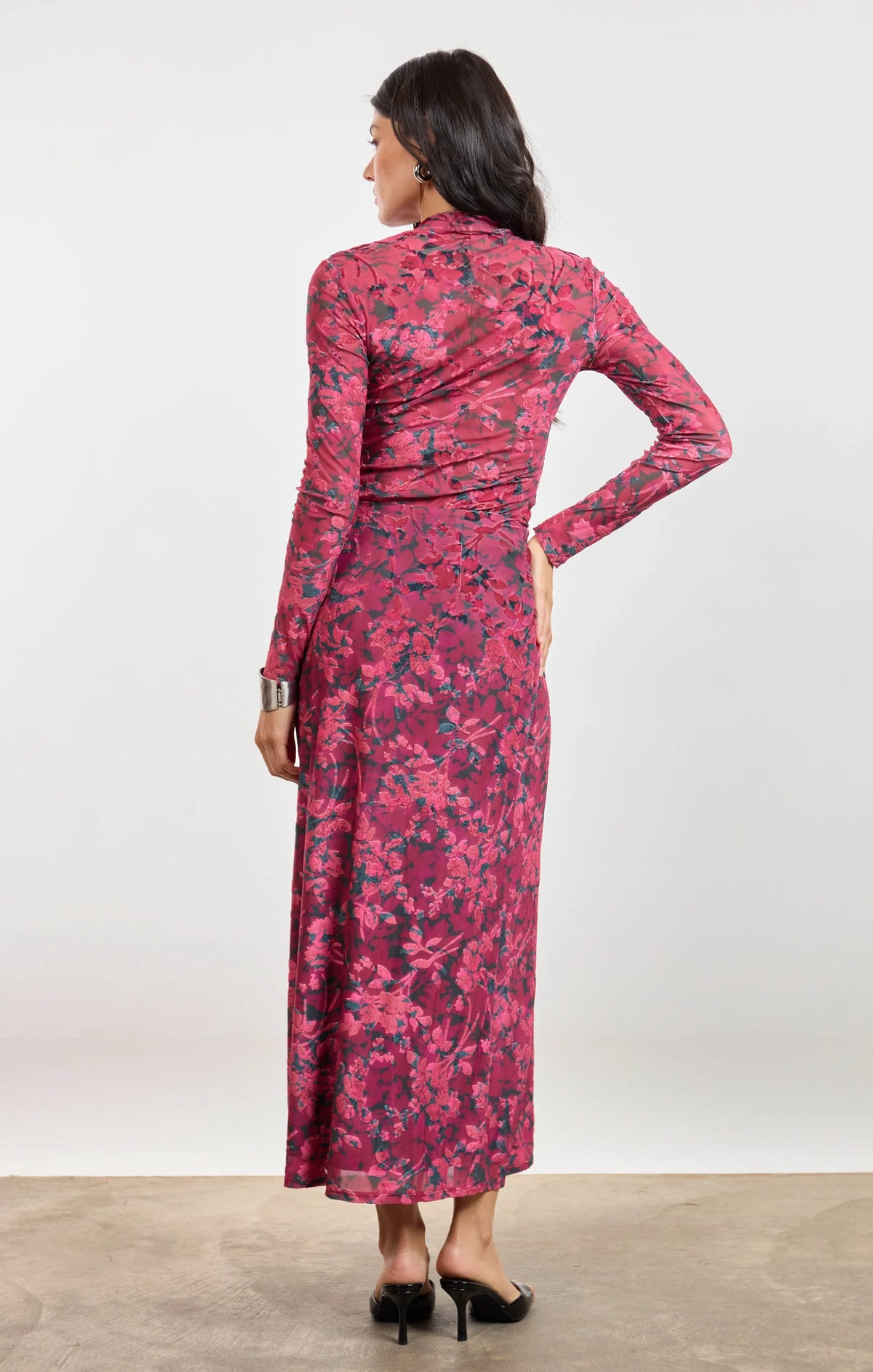 Velvet Rebellion Skirt- Fuchsia
