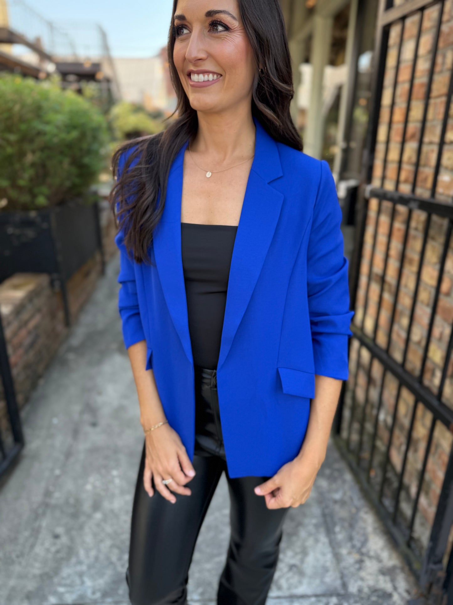 Luna Blazer- Royal Blue
