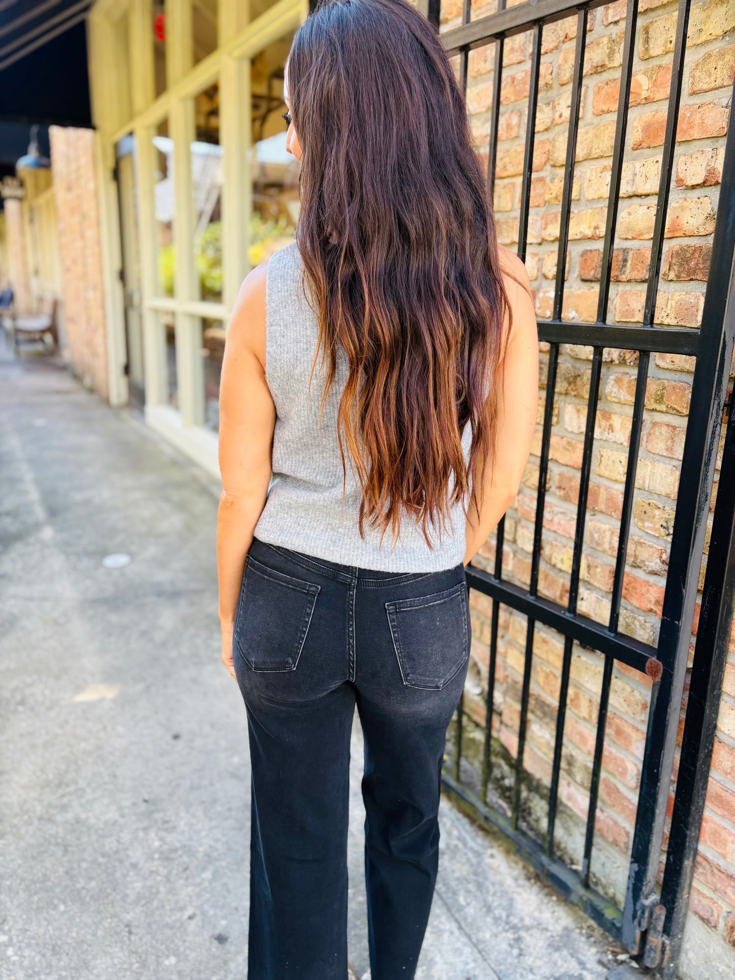 Z Supply Bryce Sweater Vest- Heather Grey