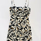 Genevieve Mini Dress- Black/Ivory