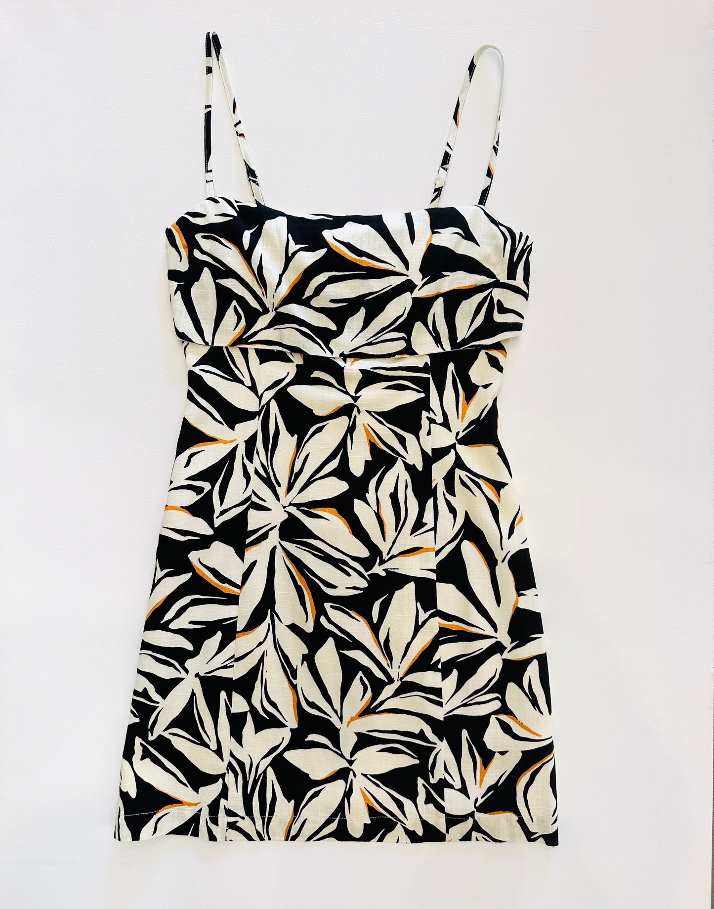 Genevieve Mini Dress- Black/Ivory