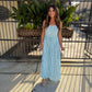 Z Supply Bayside Striped Maxi Dress- Green