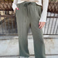 Dakota Modal Pants- Dark Olive