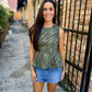 Meaux Denim Mini Skirt- Medium Denim