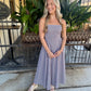 Kalley Maxi Dress- Brown