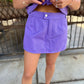 Mulkey Boxy Top- Purple