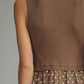 Polly Polka Dot Maxi- Brown