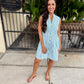 Liv Striped Dress- Sage