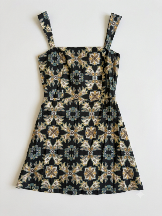 Well Romper- Luxe Trellis