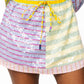 Queen Colorblock Stripe Skort