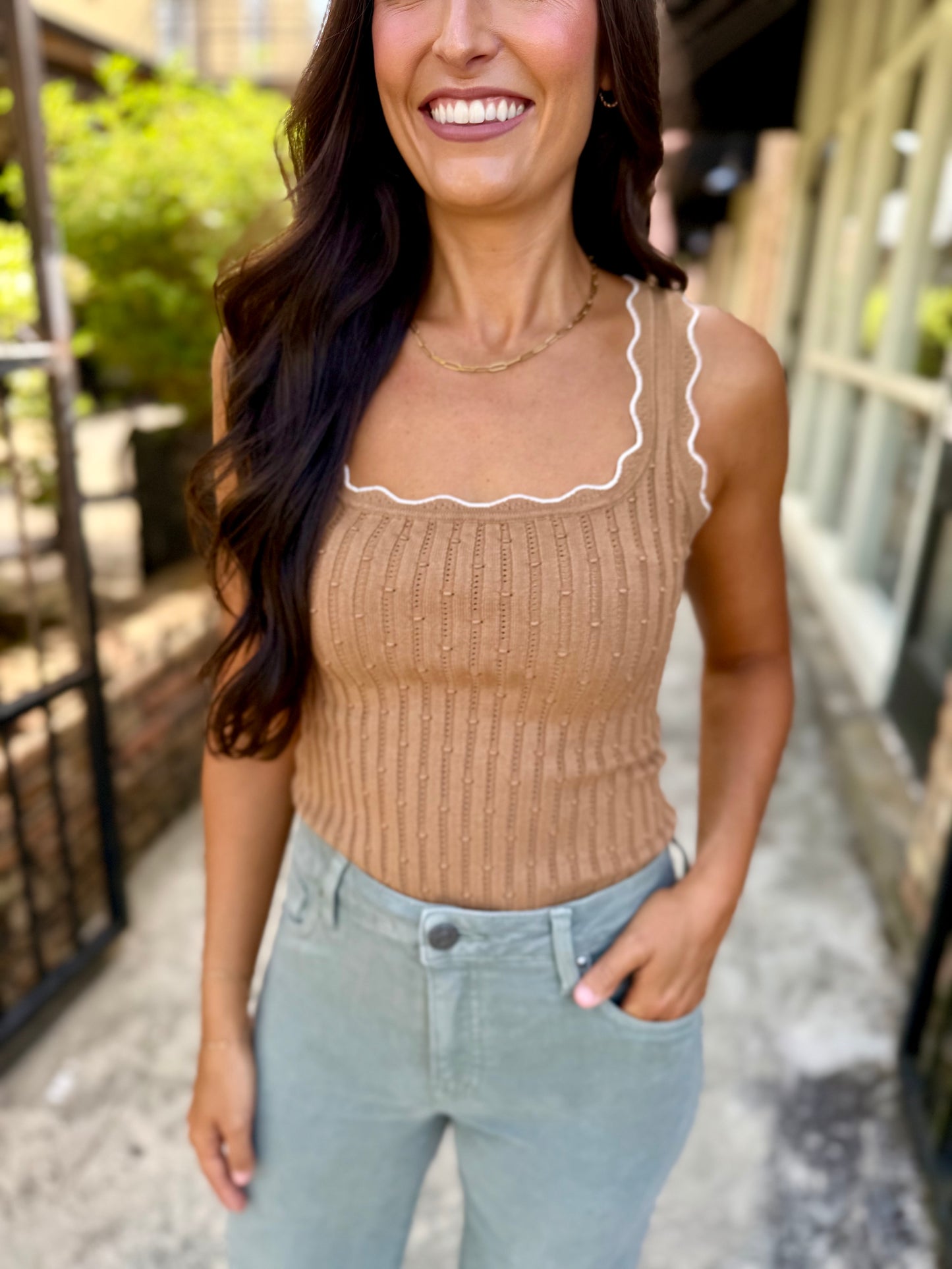 Vianne Top- Camel