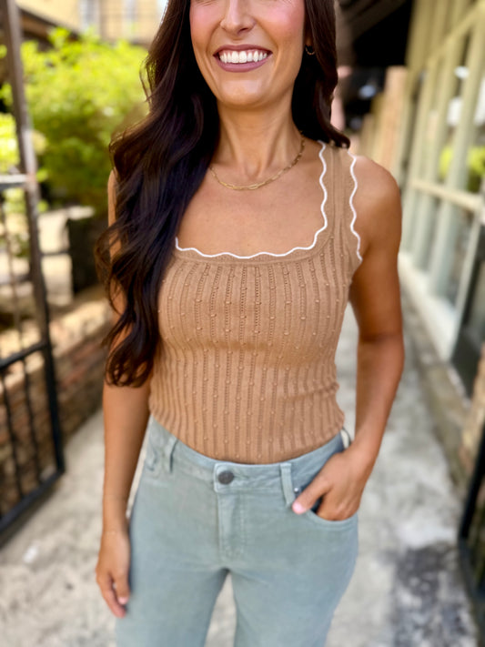 Vianne Top- Camel