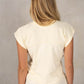 Sutton Modal Summer Top- Seed Pearl