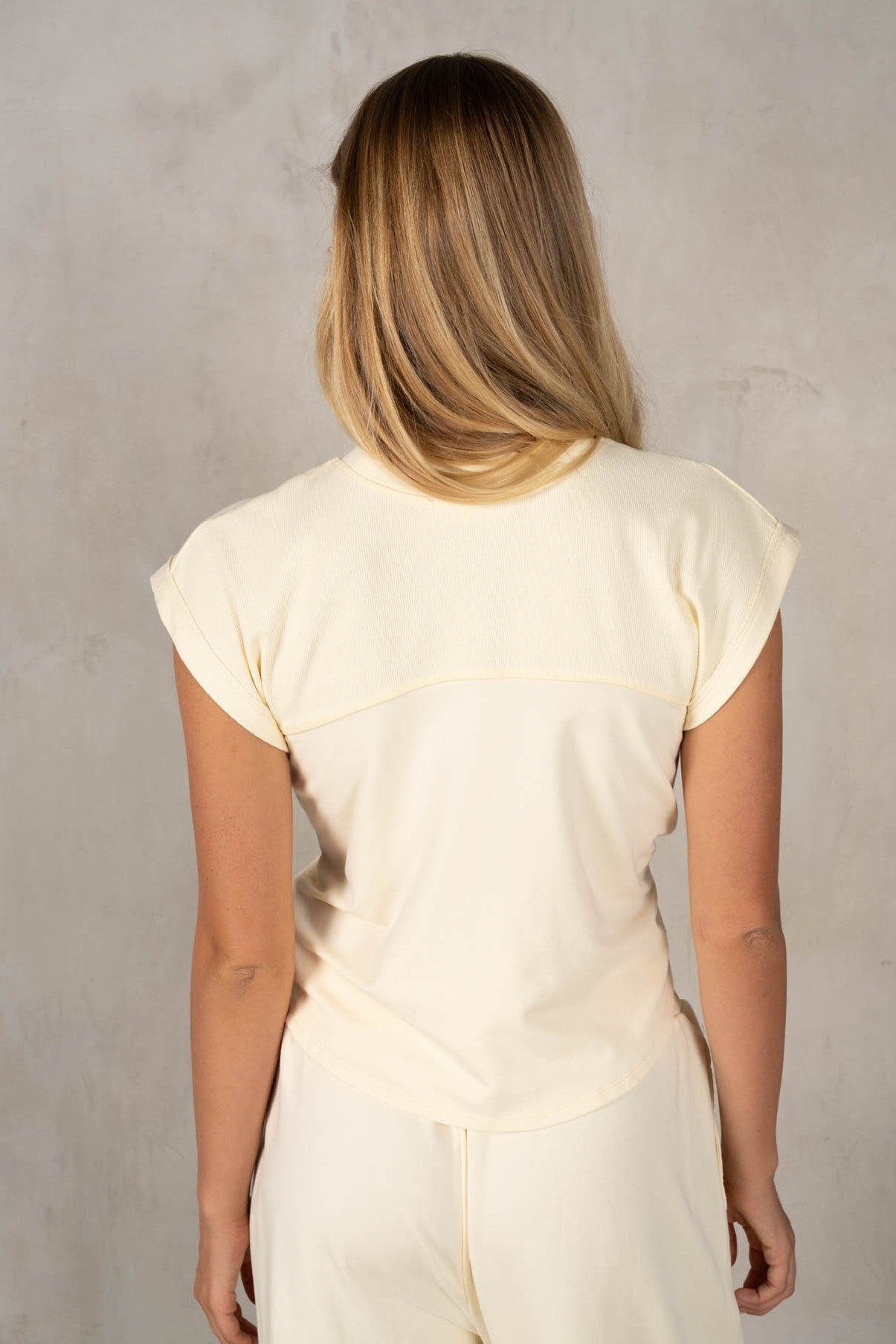 Sutton Modal Summer Top- Seed Pearl