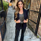Luna Blazer- Black