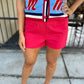 Saffron Muse Shorts- Red