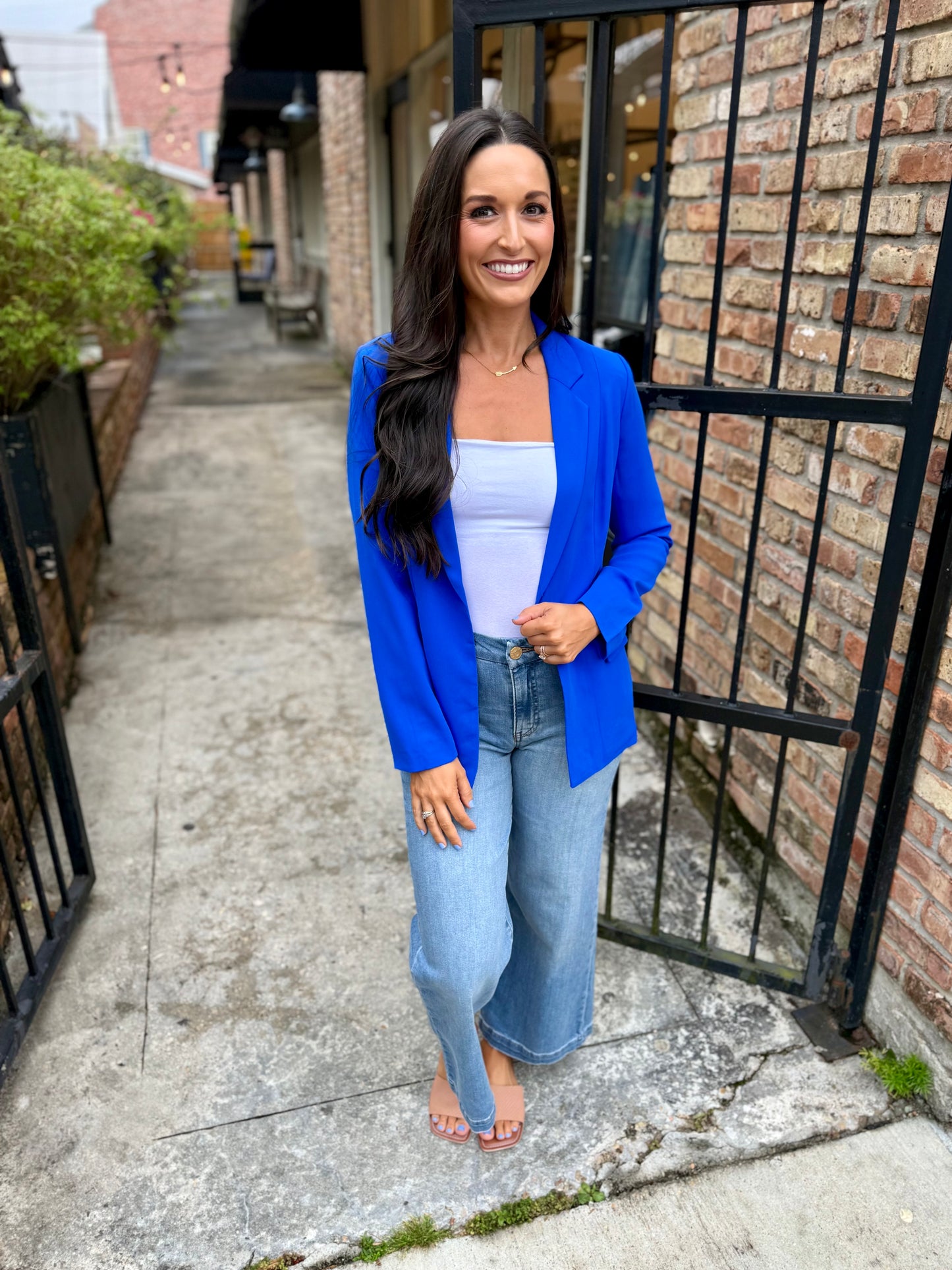 Paul Pocket Blazer- Electric Blue