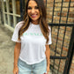 SPS Runners Boxy Tee- White