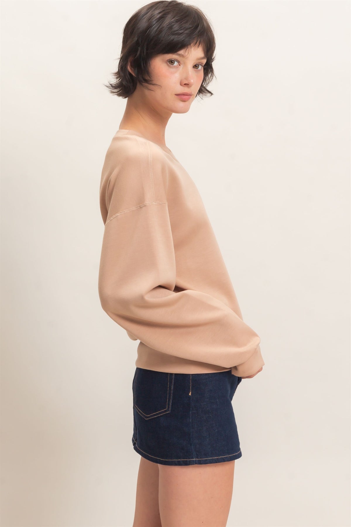 Sebastian Sweatshirt- Dark Taupe