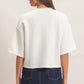 Elise Drop Shoulder Cardigan- Whip Cream