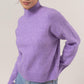 Bengals High Neck Sweater- Lavender