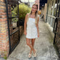 Trinity Striped Button Dress- Melange