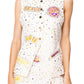 Queen LSU Scattered Logo Rhinestone Skirt