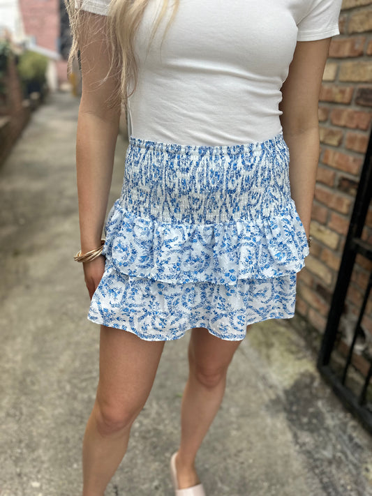 Jessica Floral Mini Skirt