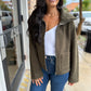 Dena Faux Shearling Zip Up