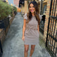 Z Supply Kalani Jersey Dress- Taupe