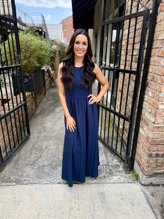 Z Supply Charlotte Midi Dress- Eclipse