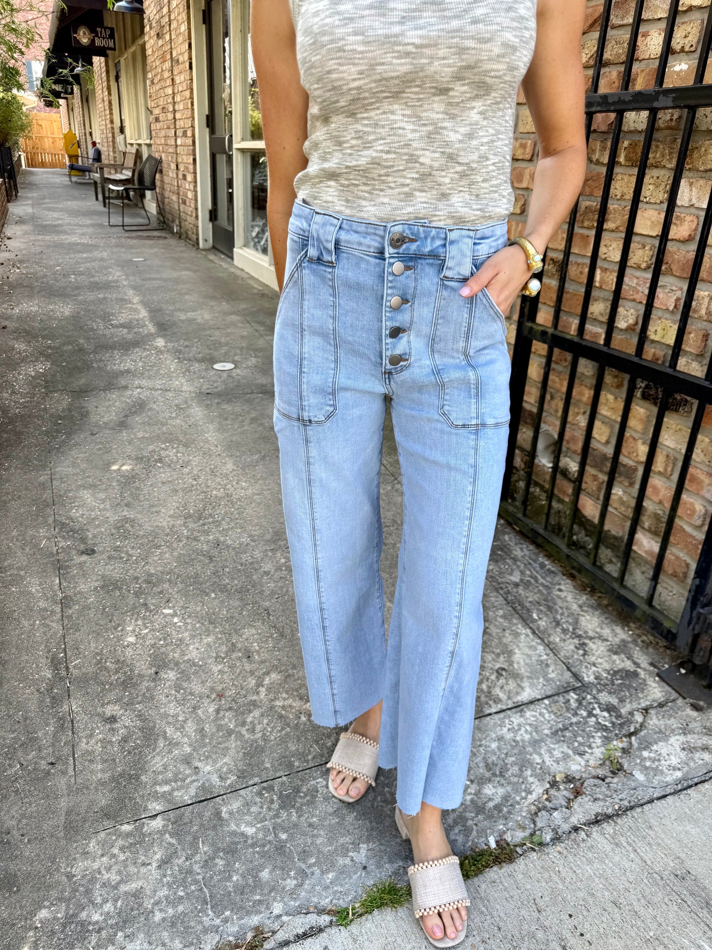 Meg (Tonel) HR Wide Leg Denim