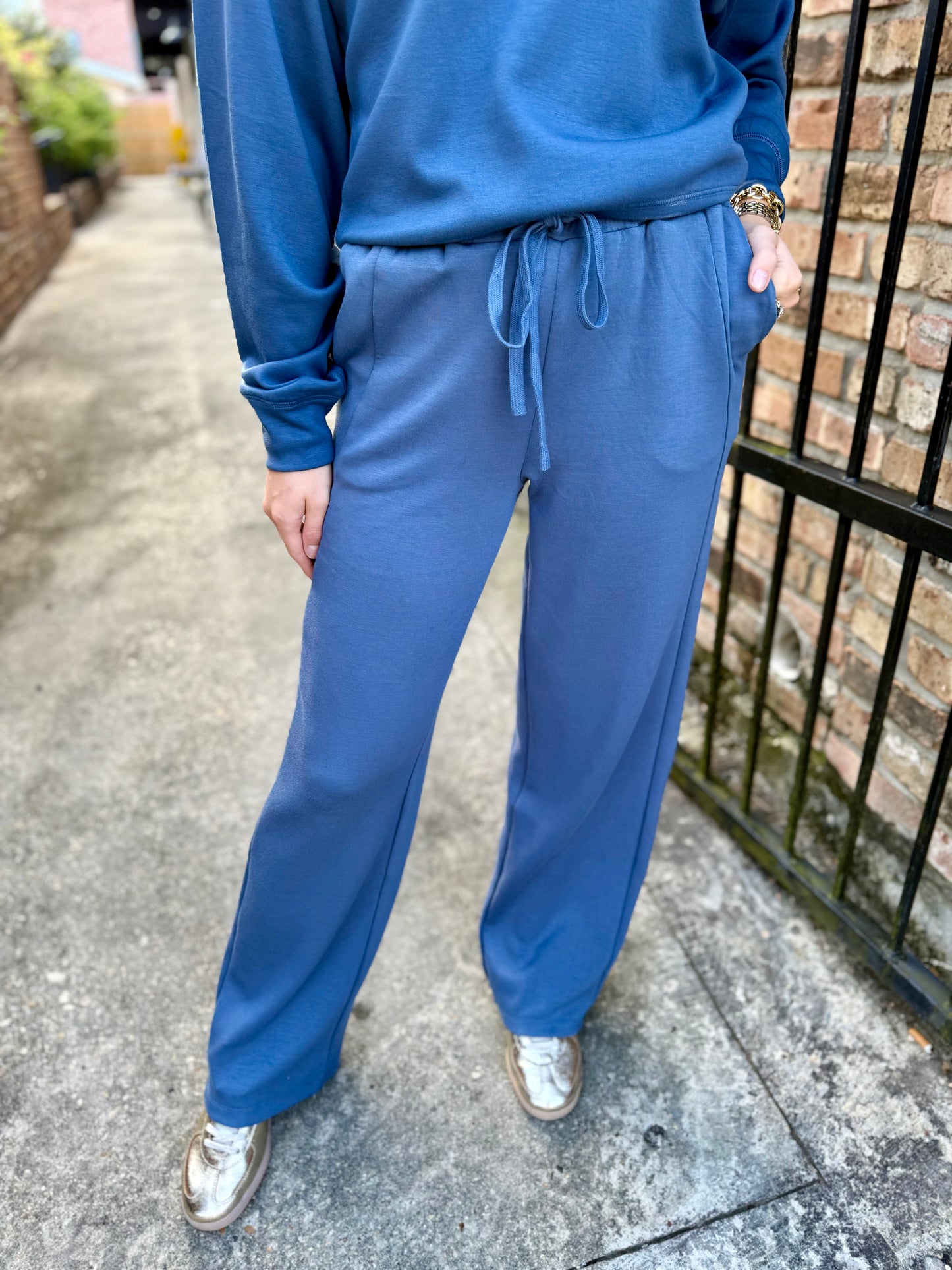 Hudson Sweatpants- Dusty Navy