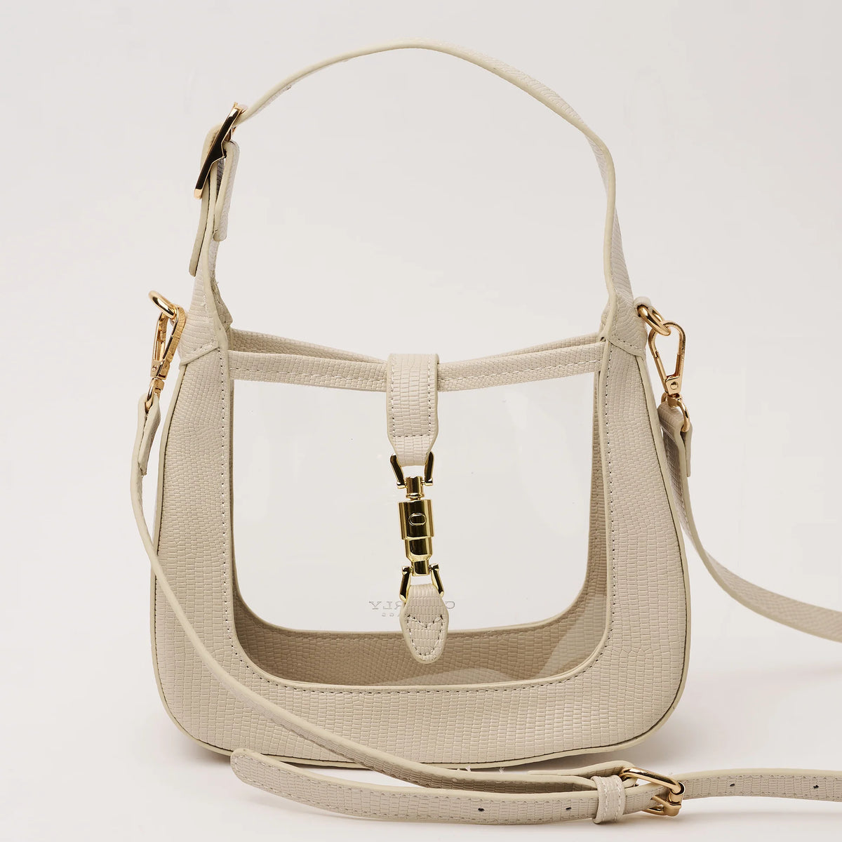 Paige Clear Bag- Ivory