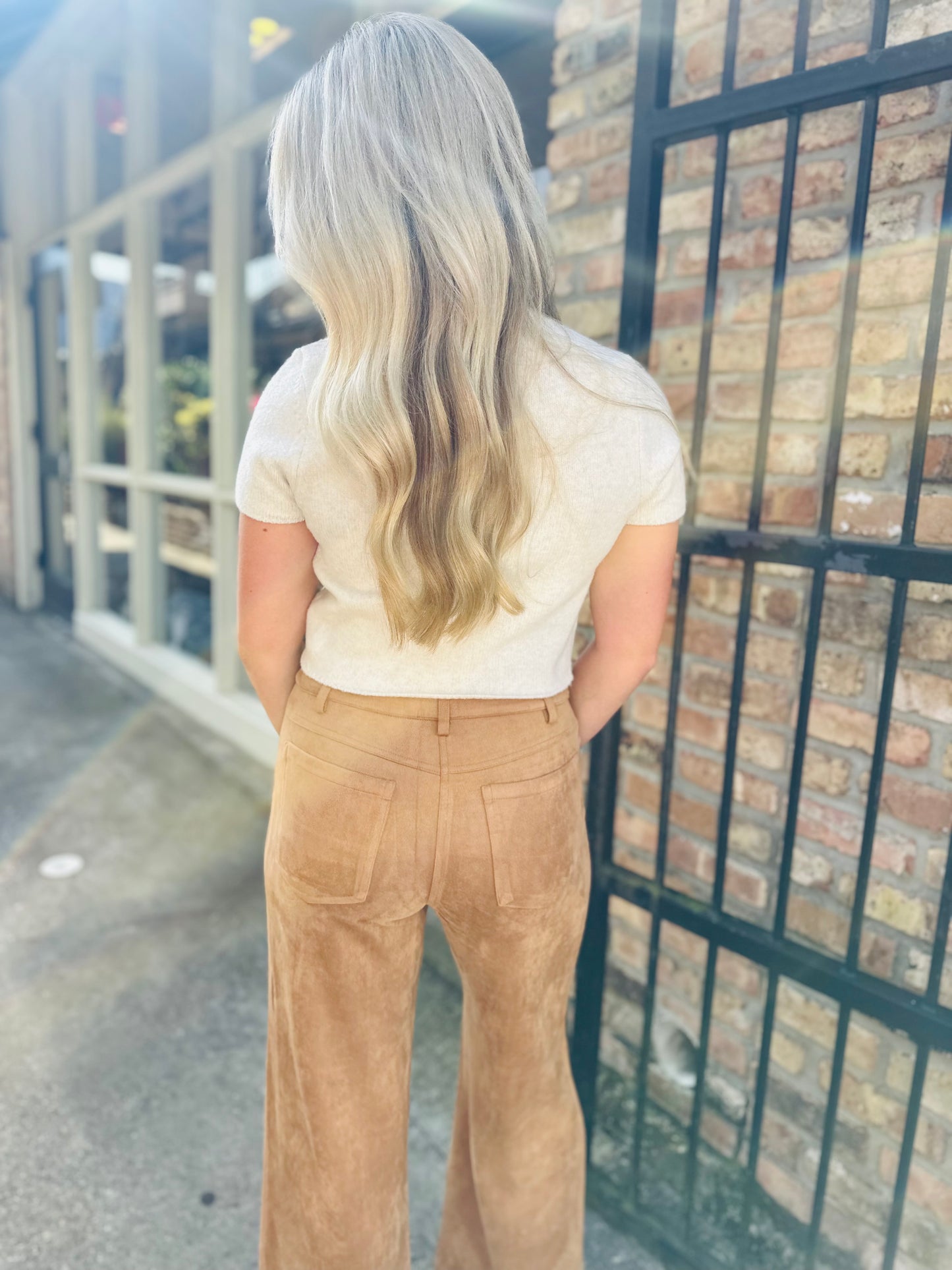 Jessie Crop Sweater- Cream